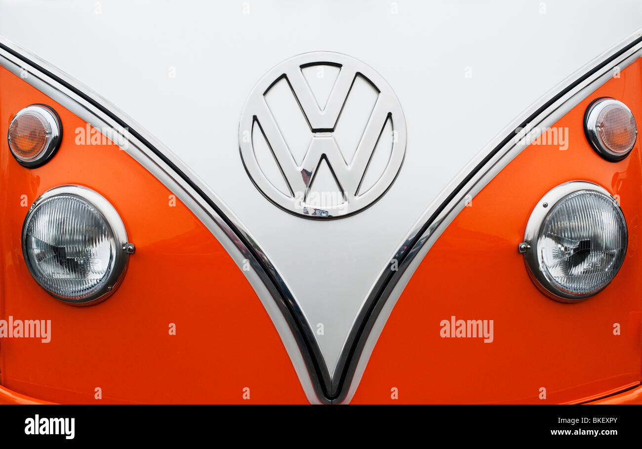 Volkswagen VW camper van, résumé Banque D'Images