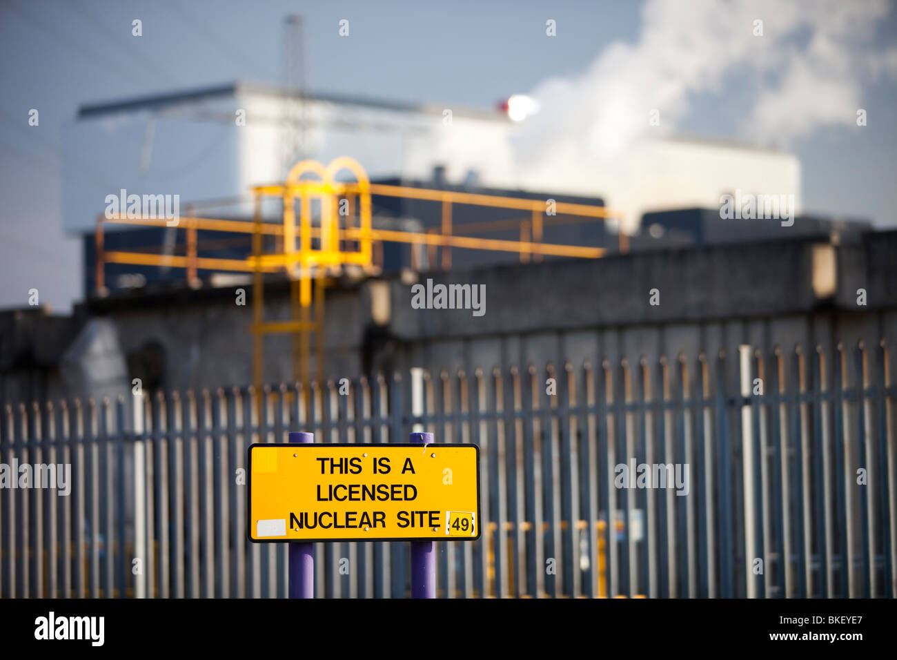 Centrale nucléaire d'Heysham, dans le Lancashire, Royaume-Uni. Banque D'Images