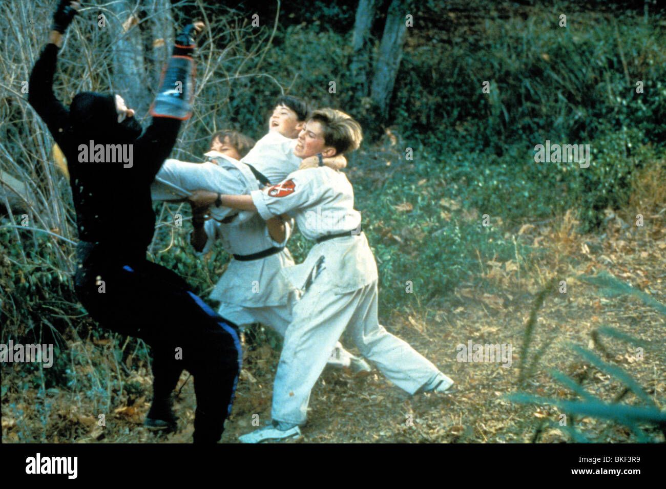 Trois NINJAS (1993) MAX ELLIOTT SLADE, TCHAD, MICHAEL TREANOR TNJA 003 Banque D'Images