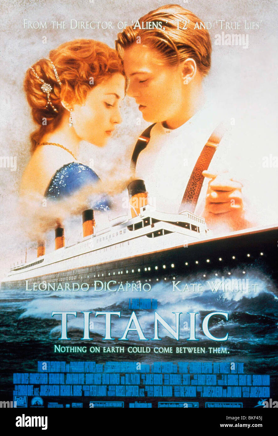 TITANIC (1997) Kate Winslet, LEONARDO DiCAPRIO POSTER TITI 149 Banque D'Images