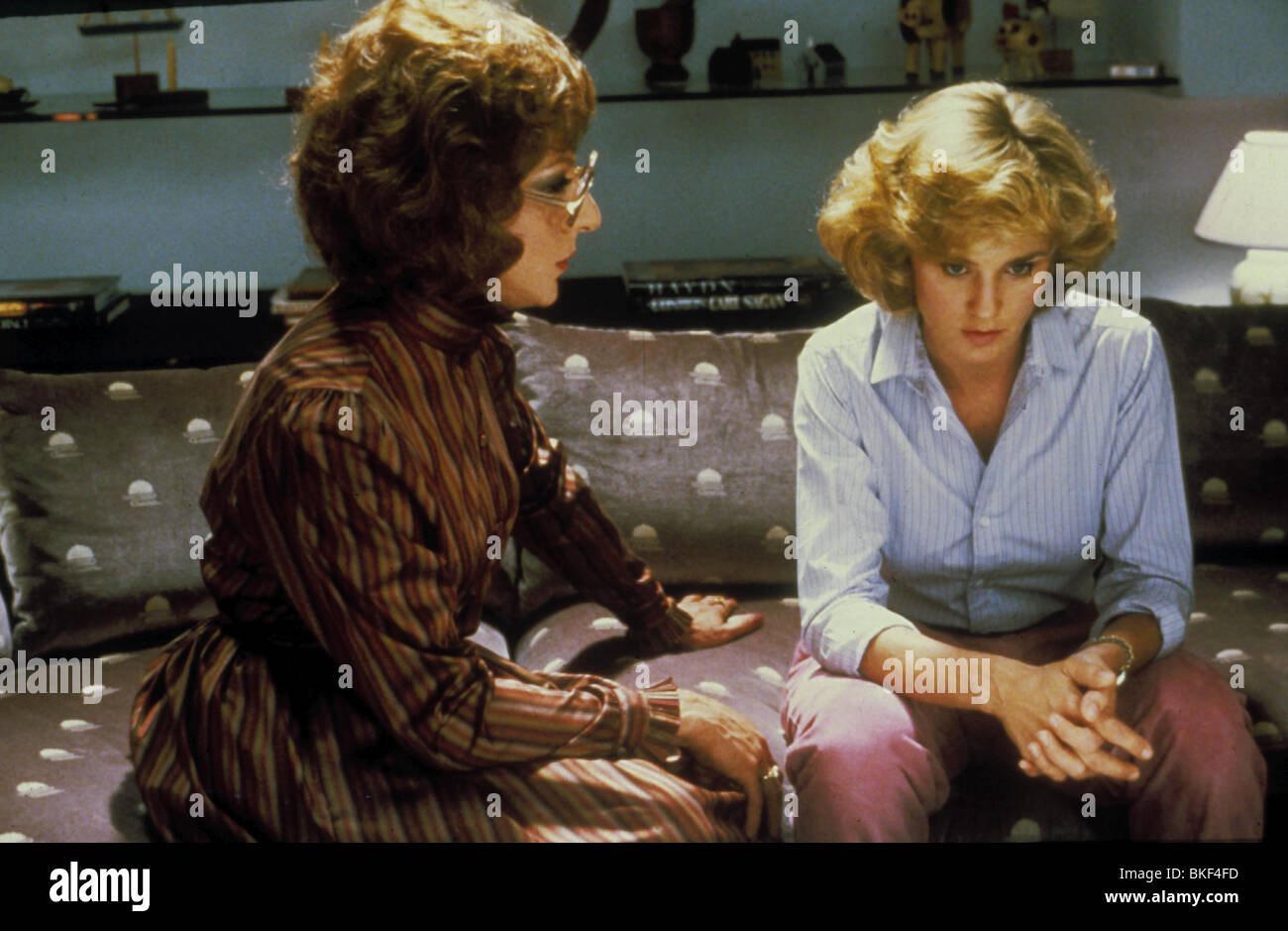 TOOTSIE (1982), Dustin Hoffman, JESSICA LANGE TOT 051 Banque D'Images
