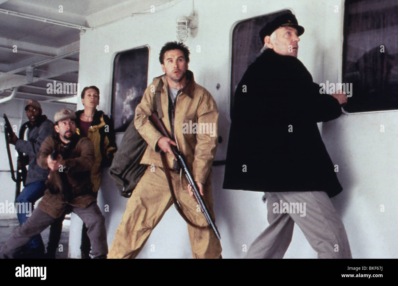 VIRUS (1998) Jamie Lee Curtis, William BALDWIN, Donald SUTHERLAND 039 VRS Banque D'Images