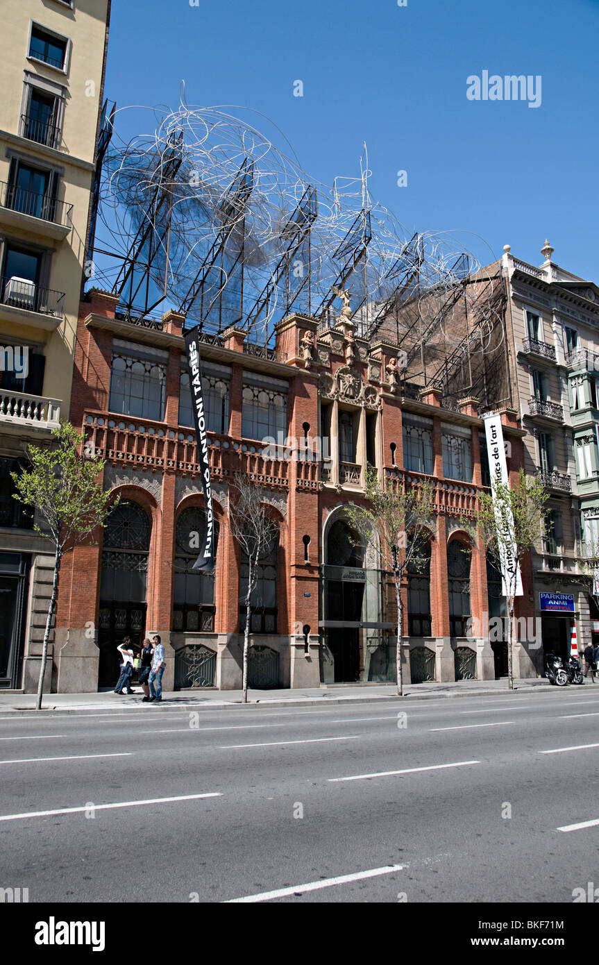 Fundació Tàpies Barcelone Musée peintre catalan Antoni Tàpies Photo Stock -  Alamy