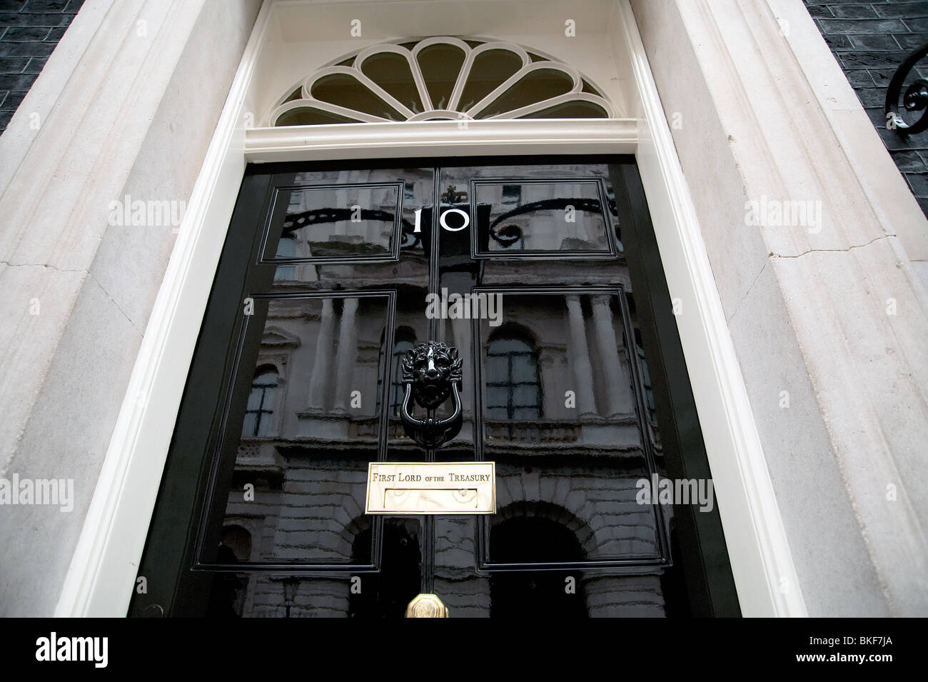 Au 10, Downing Street UK Banque D'Images