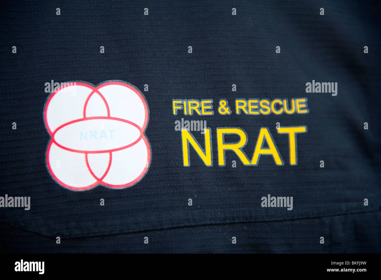 Fire & Rescue NRAT Équipe d'assurance de la Résistance Nationale Banque D'Images