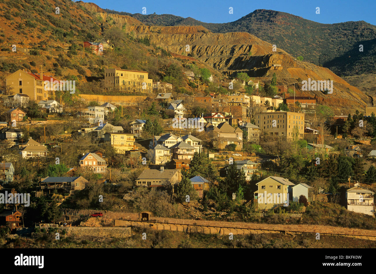 La ville minière historique de Jerome, Arizona, USA Banque D'Images