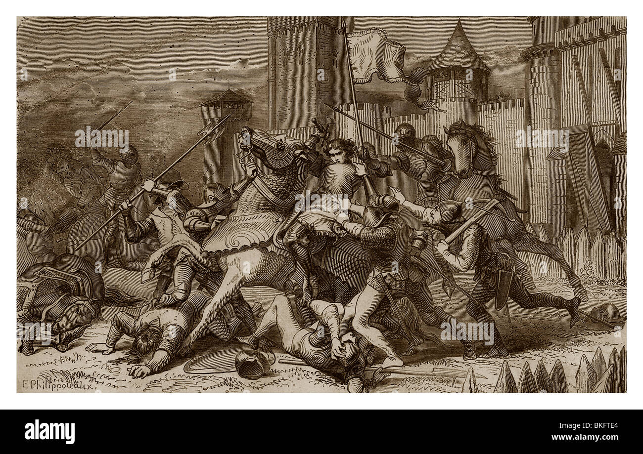 1430.La capture de Jeanne d'Arc (La prse de Jeanne à Compègne