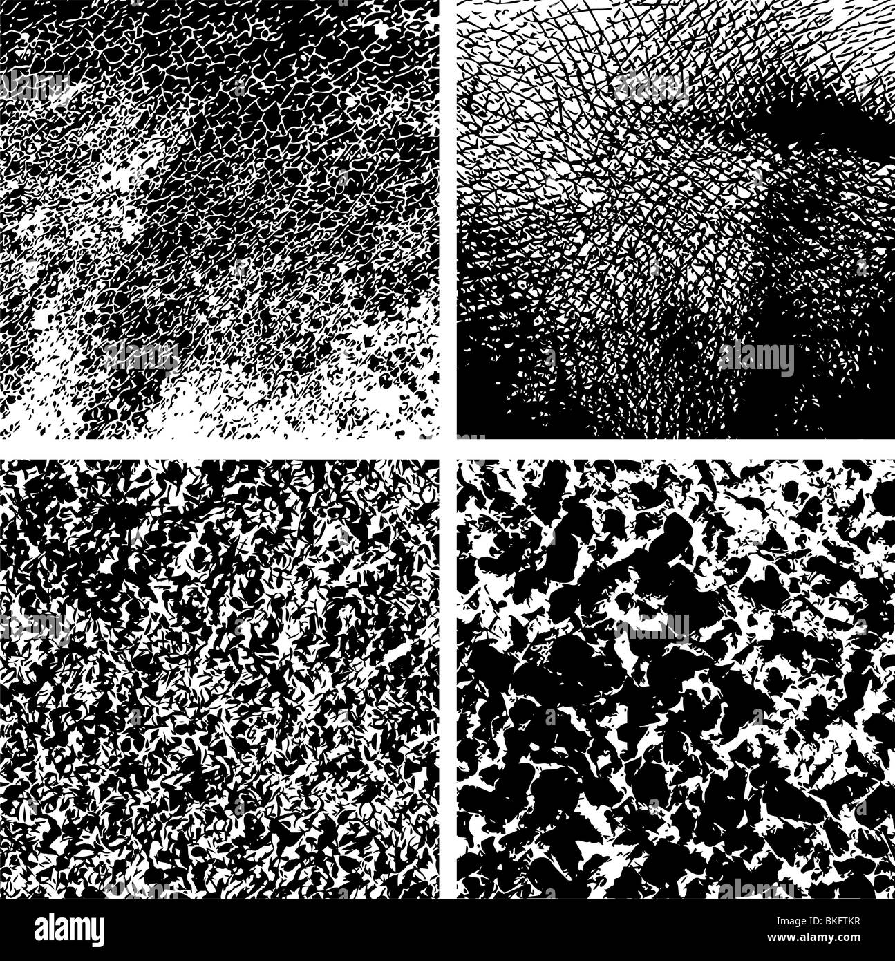 4 jeu de textures d'arrière-plan Banque D'Images