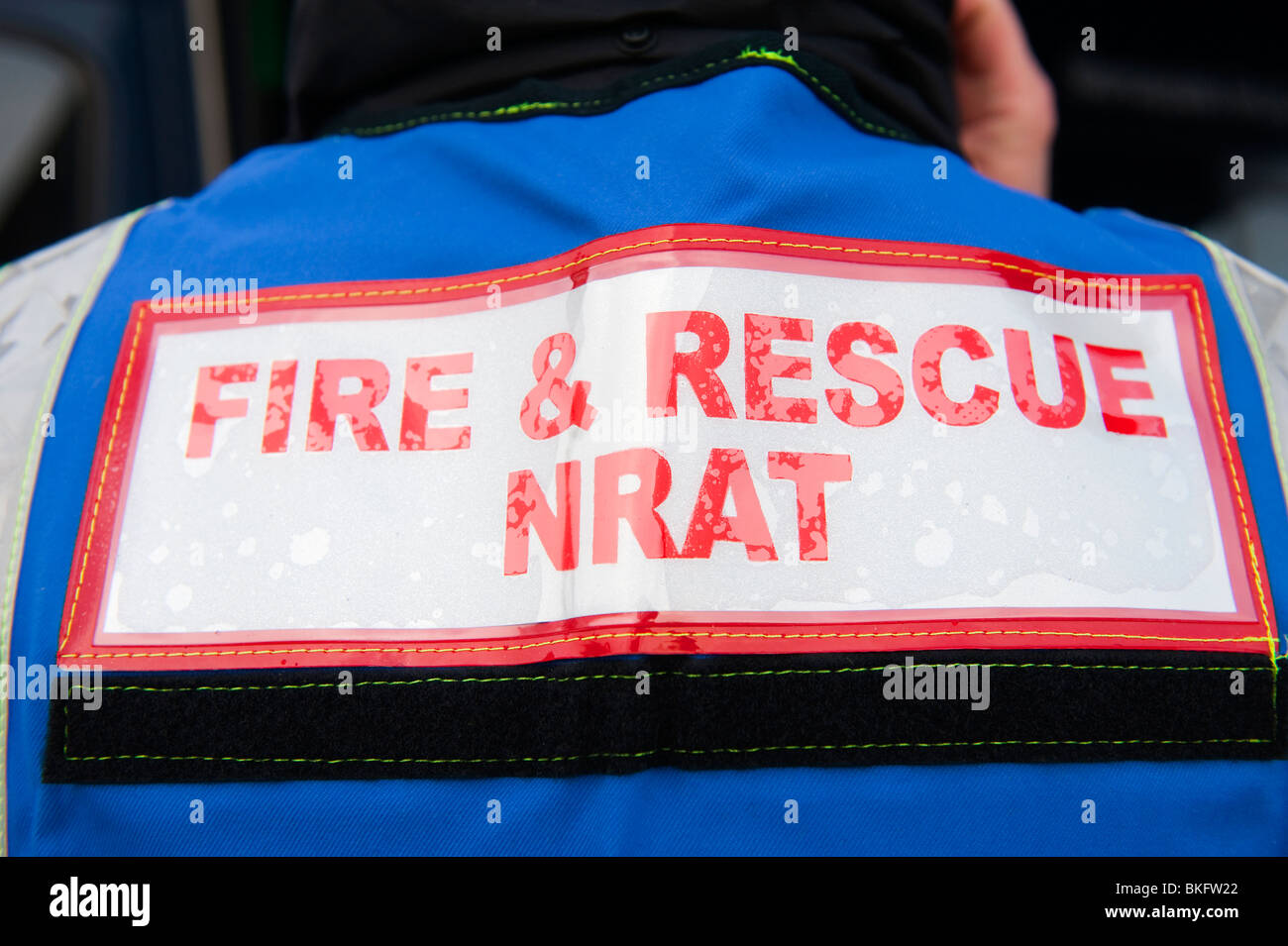 Fire & Rescue NRAT Résilience nationale l'équipe d'assurance modèle entièrement libéré Banque D'Images