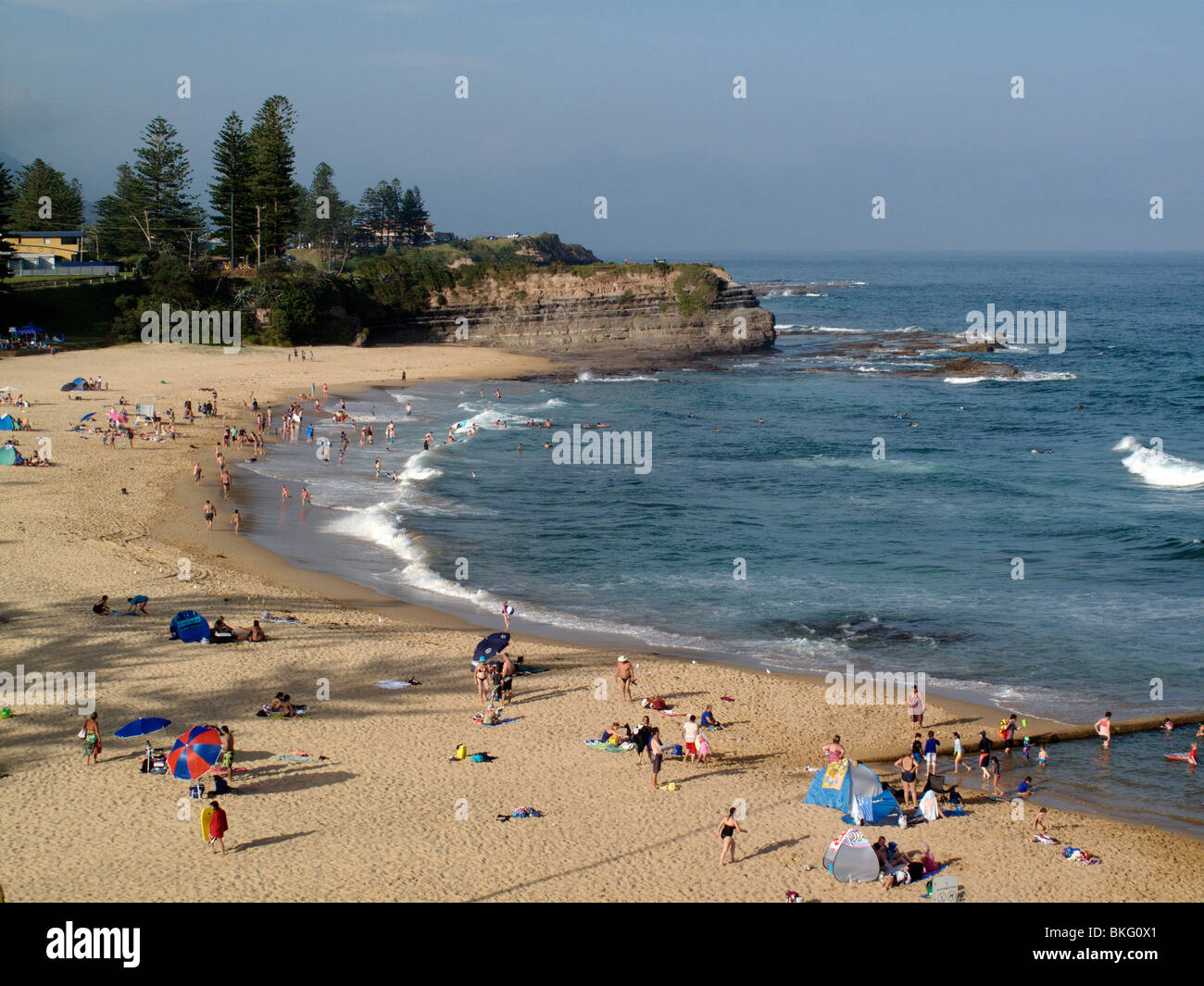 Austinmer Beach dans Austinmer, New South Wales, Australie Banque D'Images