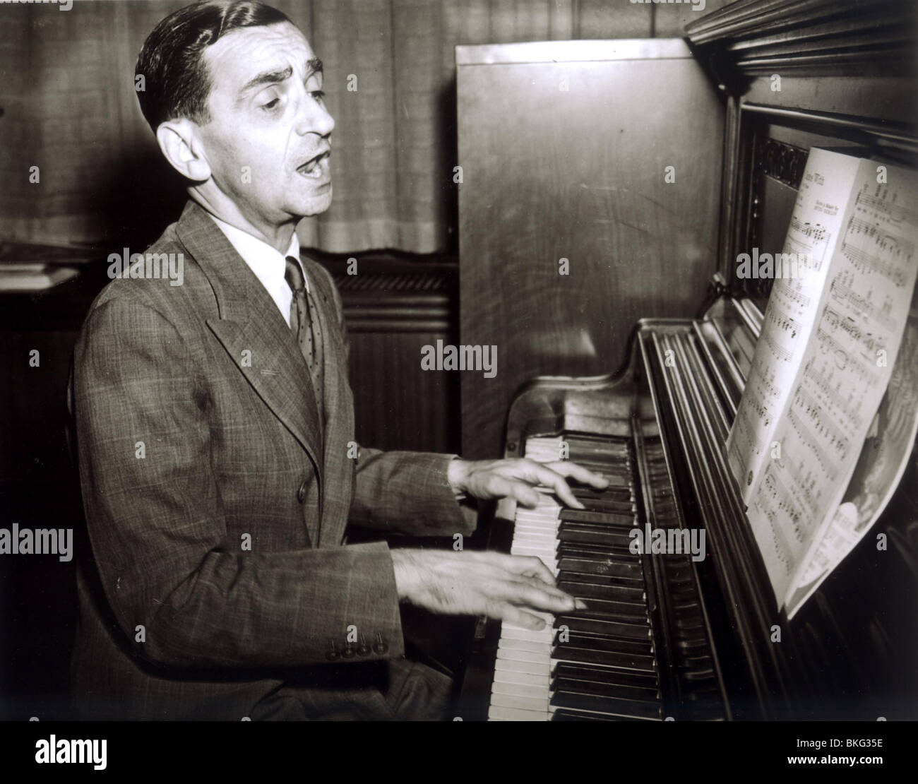 PORTRAIT compositeur Irving Berlin Banque D'Images