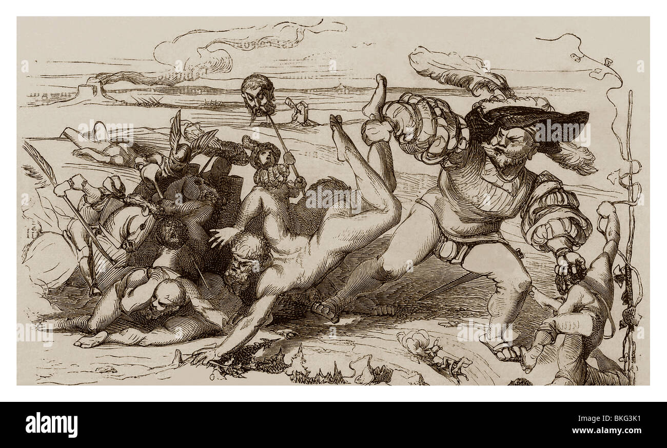 Pantagruel : Héros du premier livre de François Rabelais publié en 1532. Banque D'Images Pantagruel : Héros du premier livre de François Rabelais publié en 1532. Banque D'Images