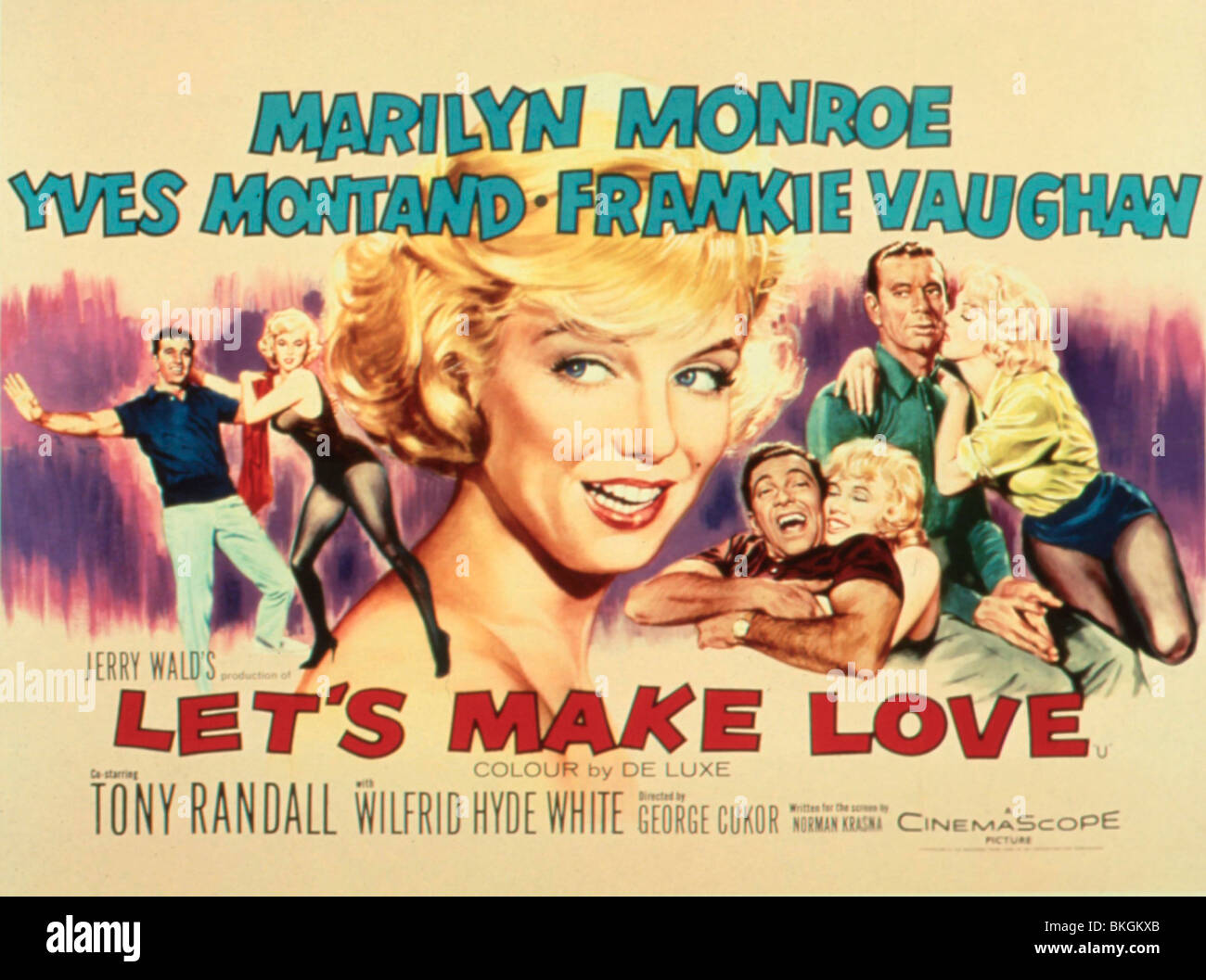 LET'S MAKE LOVE -1960 POSTER Banque D'Images