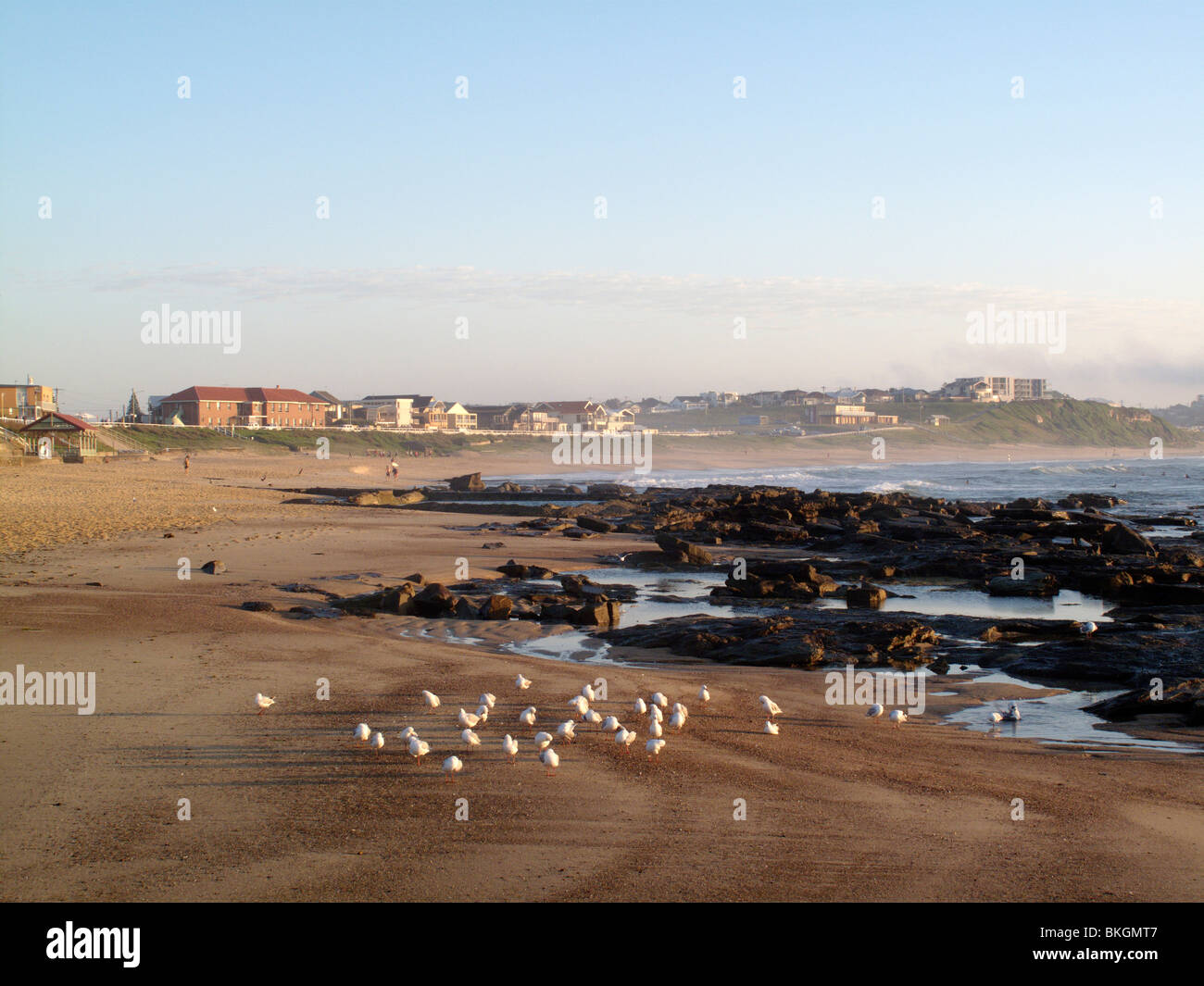 Merewether Beach à Newcastle, Nouvelle-Galles du Sud, Australie Banque D'Images