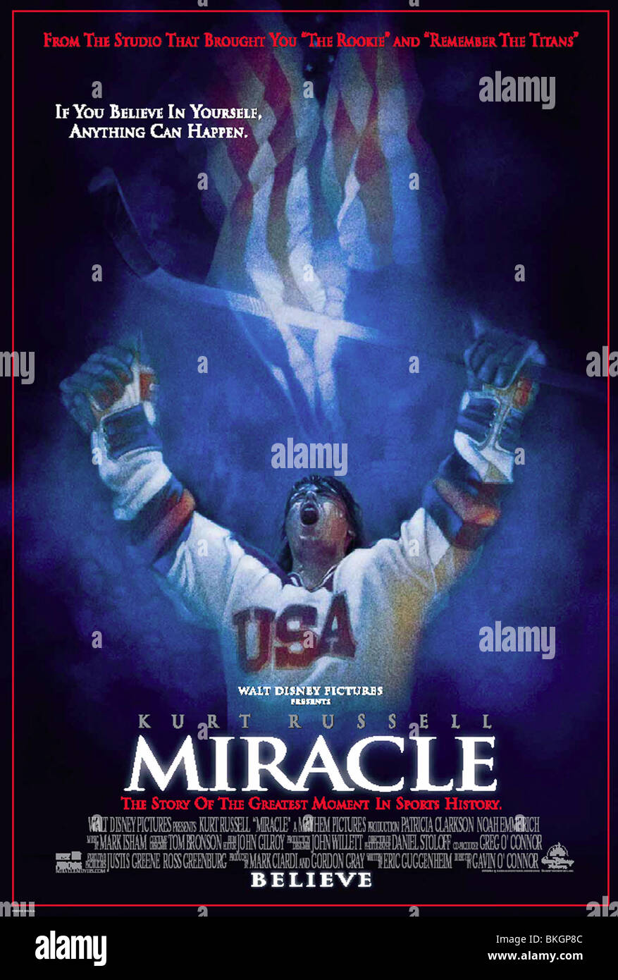 -2004 MIRACLE POSTER Banque D'Images