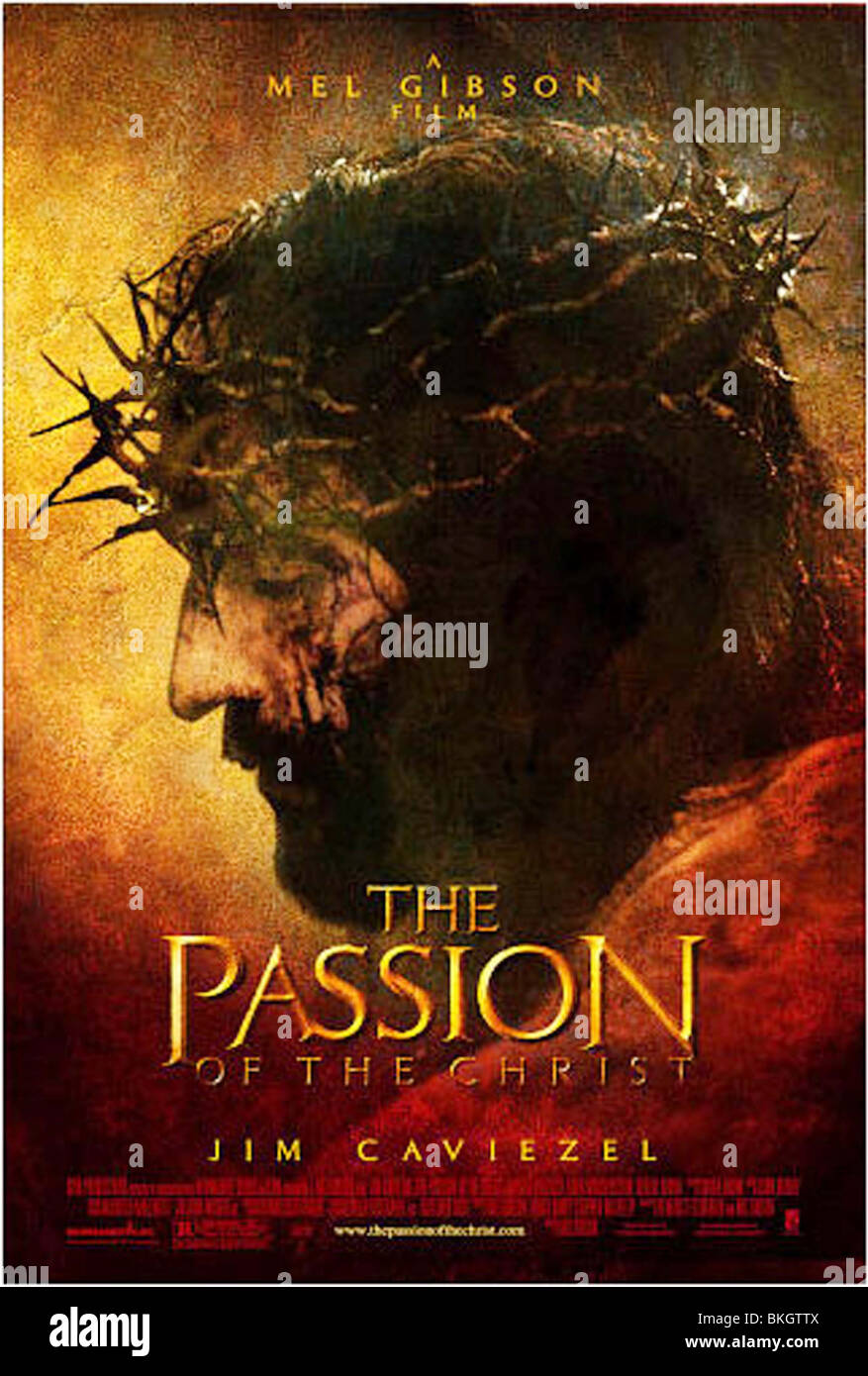 La PASSION DU CHRIST (2004) POSTER 001-15 PASC Banque D'Images