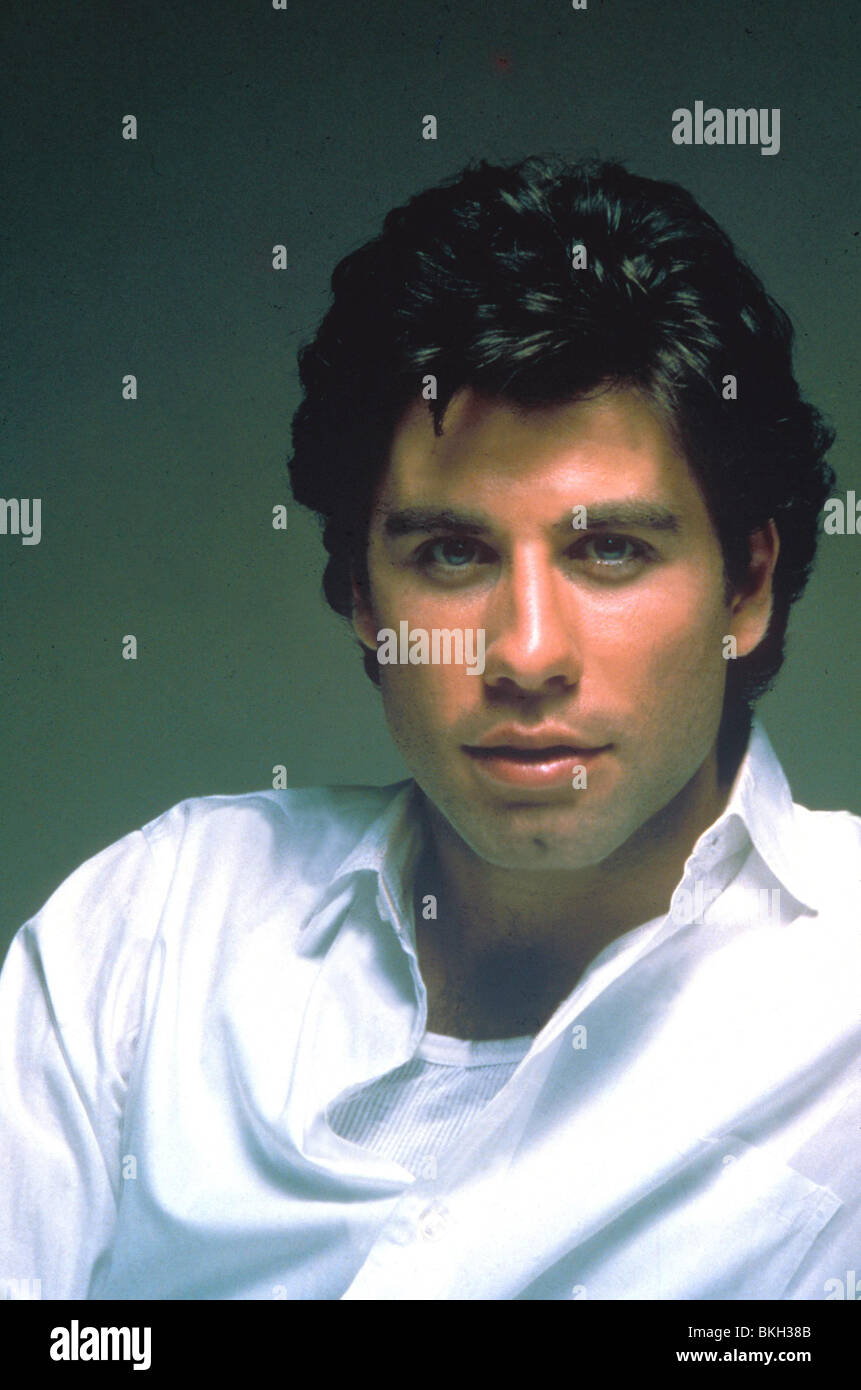 PORTRAIT DE JOHN TRAVOLTA Banque D'Images