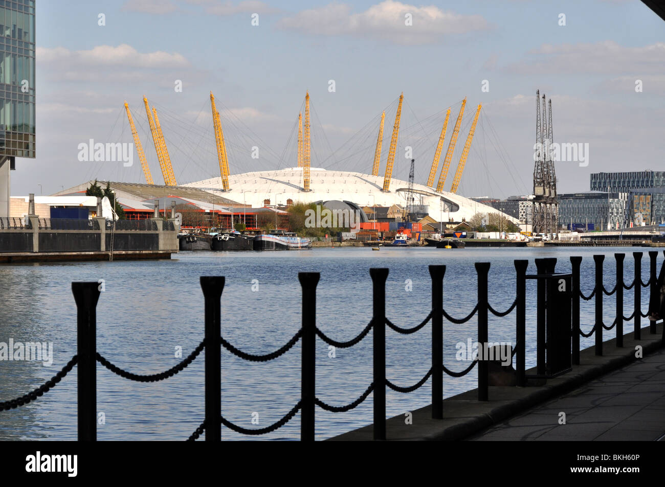 O2 - Les Objectifs du Millénaire pour Dome-Greenwich London UK Banque D'Images
