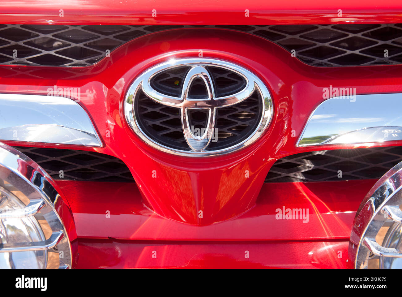 Badge de calandre Toyota Banque D'Images
