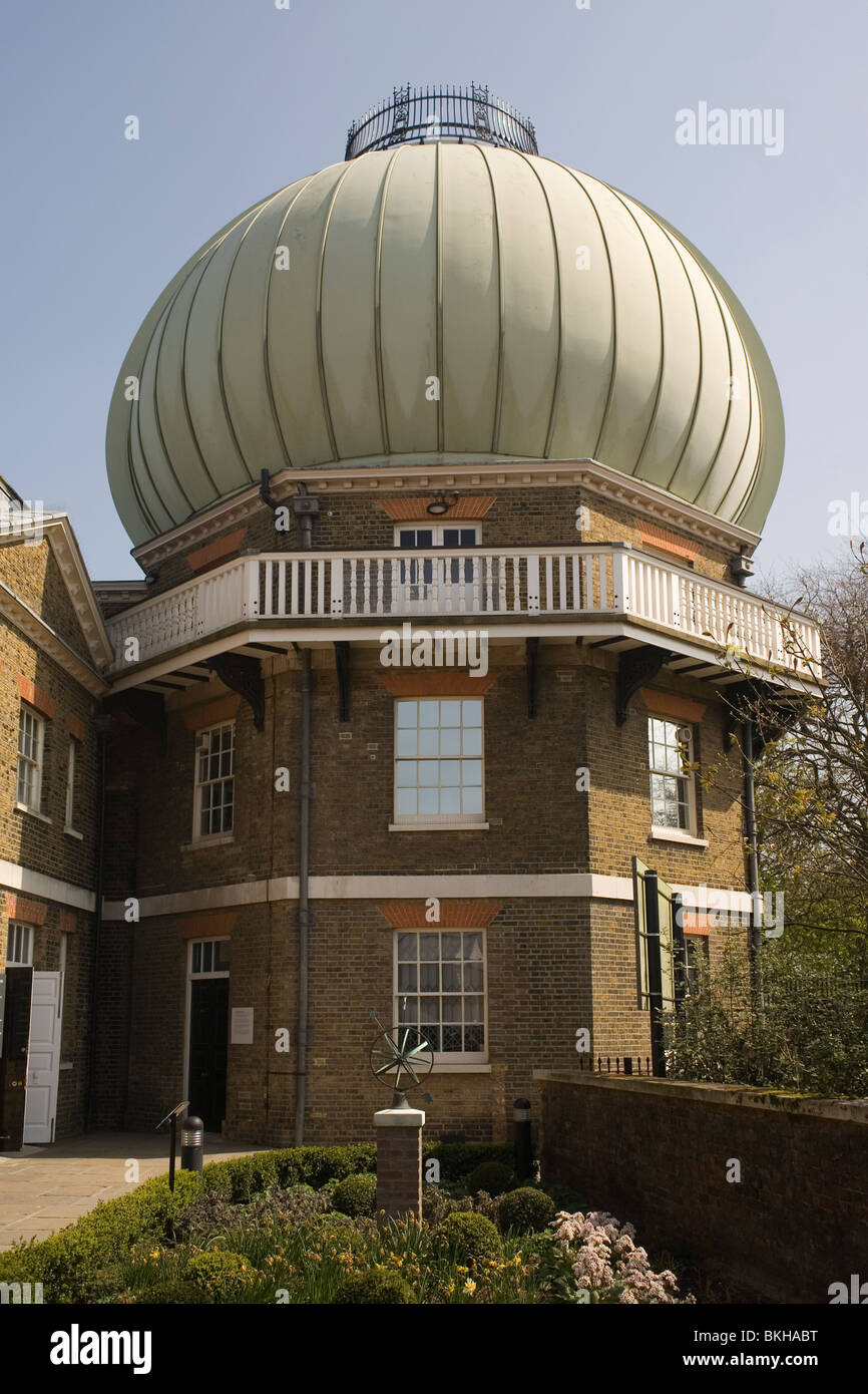 Angleterre Londres Royal Greenwich Observatory Telescope dome Banque D'Images