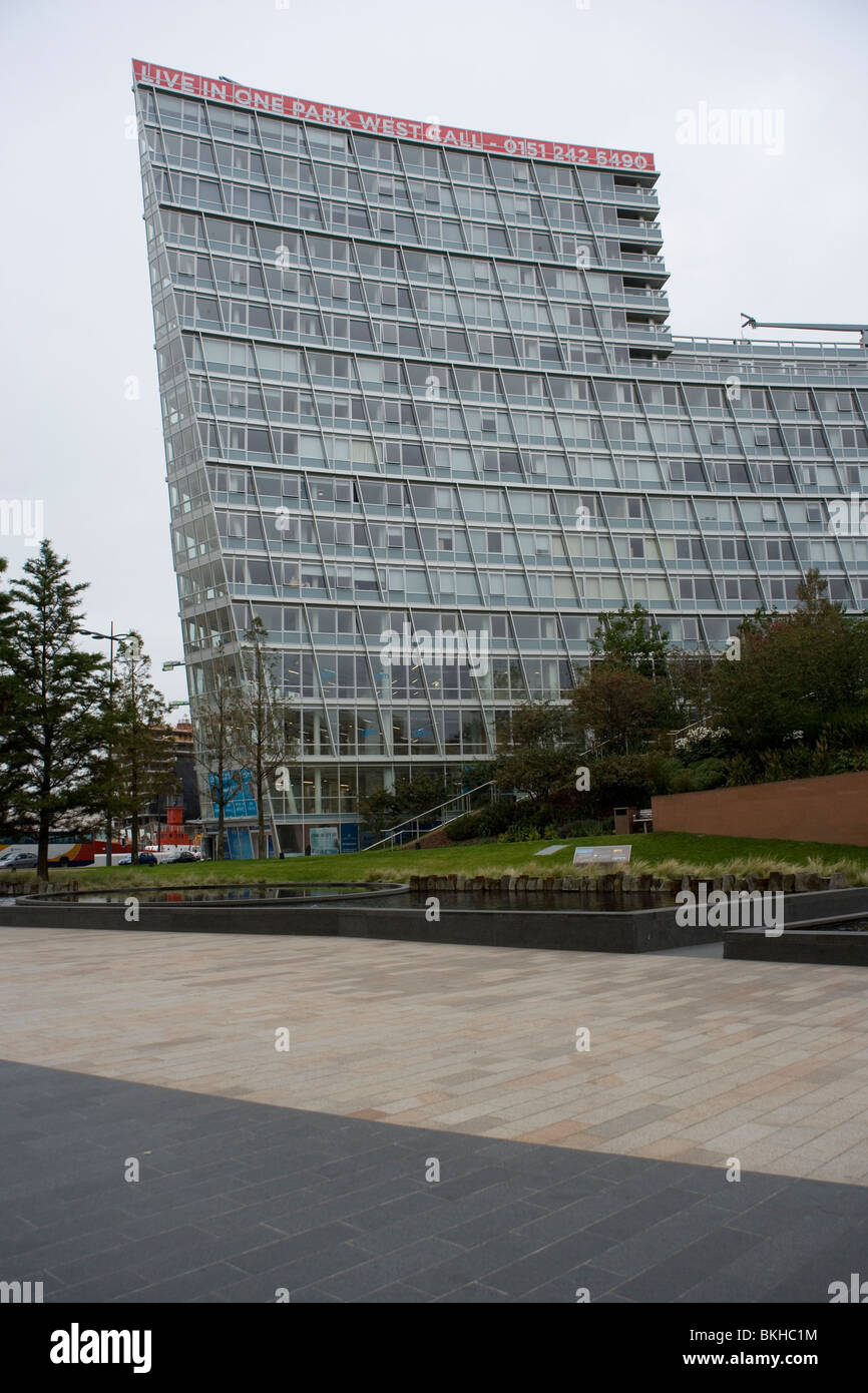 Un Parc à l'Ouest dans le centre de Liverpool Banque D'Images