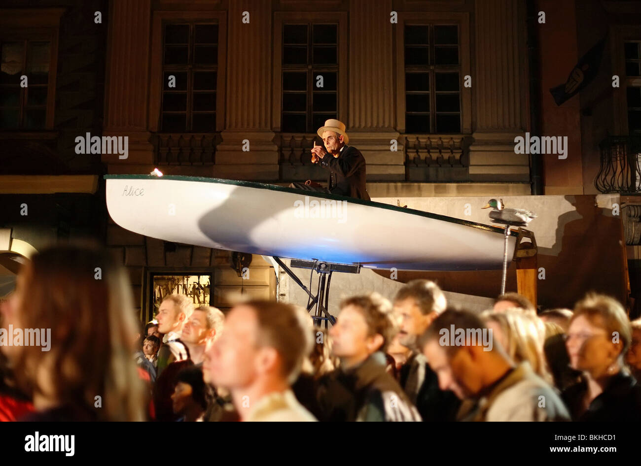 Gajes groupe de théâtre pendant le Festival de Théâtre de Malte, Poznan, Pologne Banque D'Images
