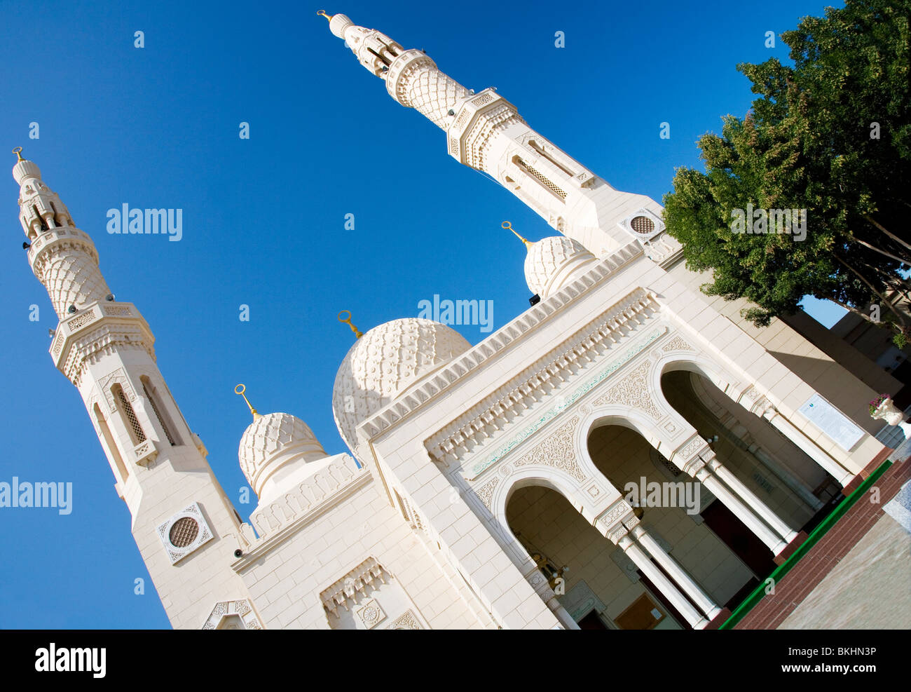 La mosquée de Jumeirah à Dubaï, Émirats arabes unis, ÉMIRATS ARABES UNIS Banque D'Images