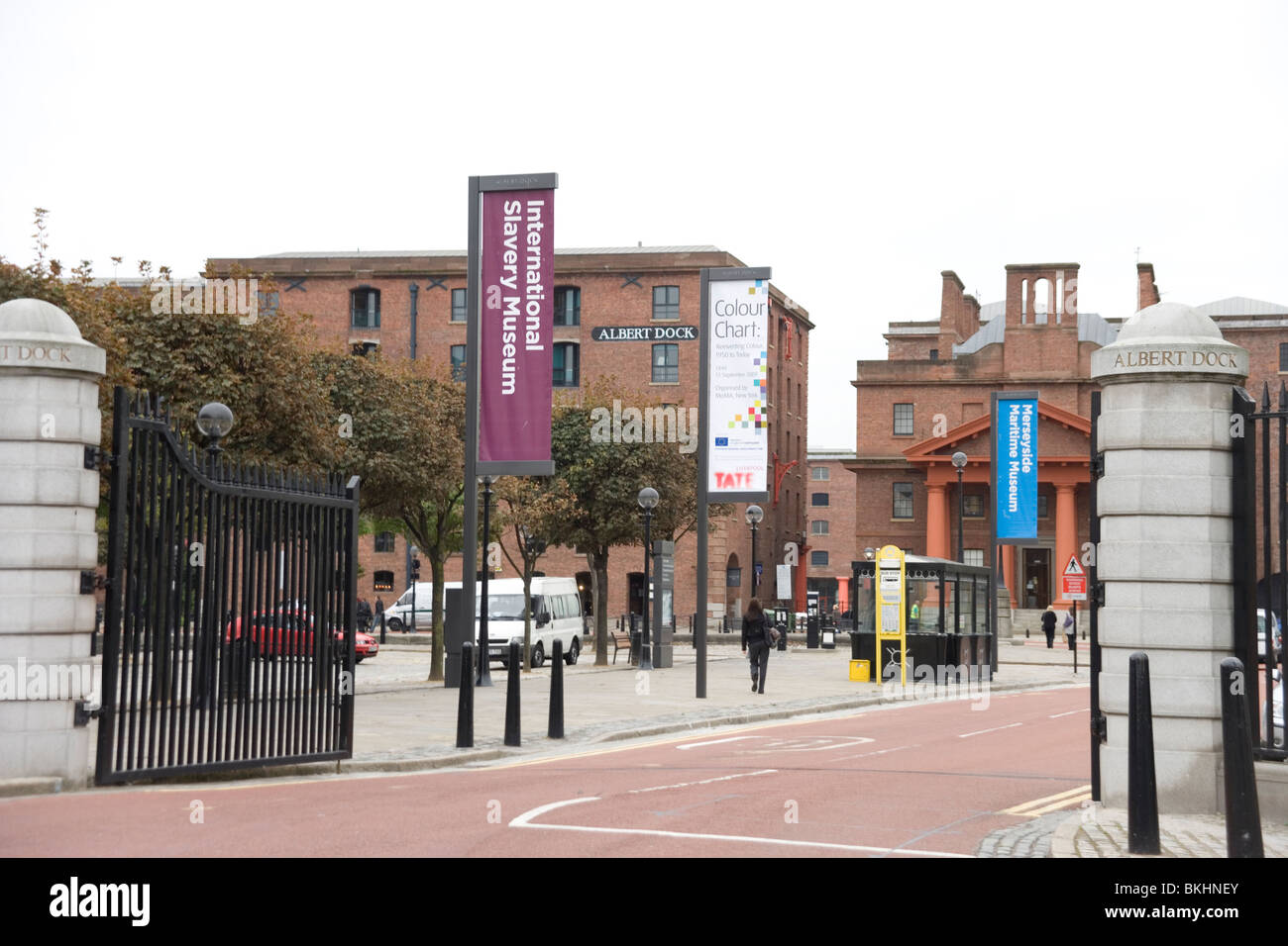 Albert Dock et le Musée de l'esclavage à Liverpool Banque D'Images