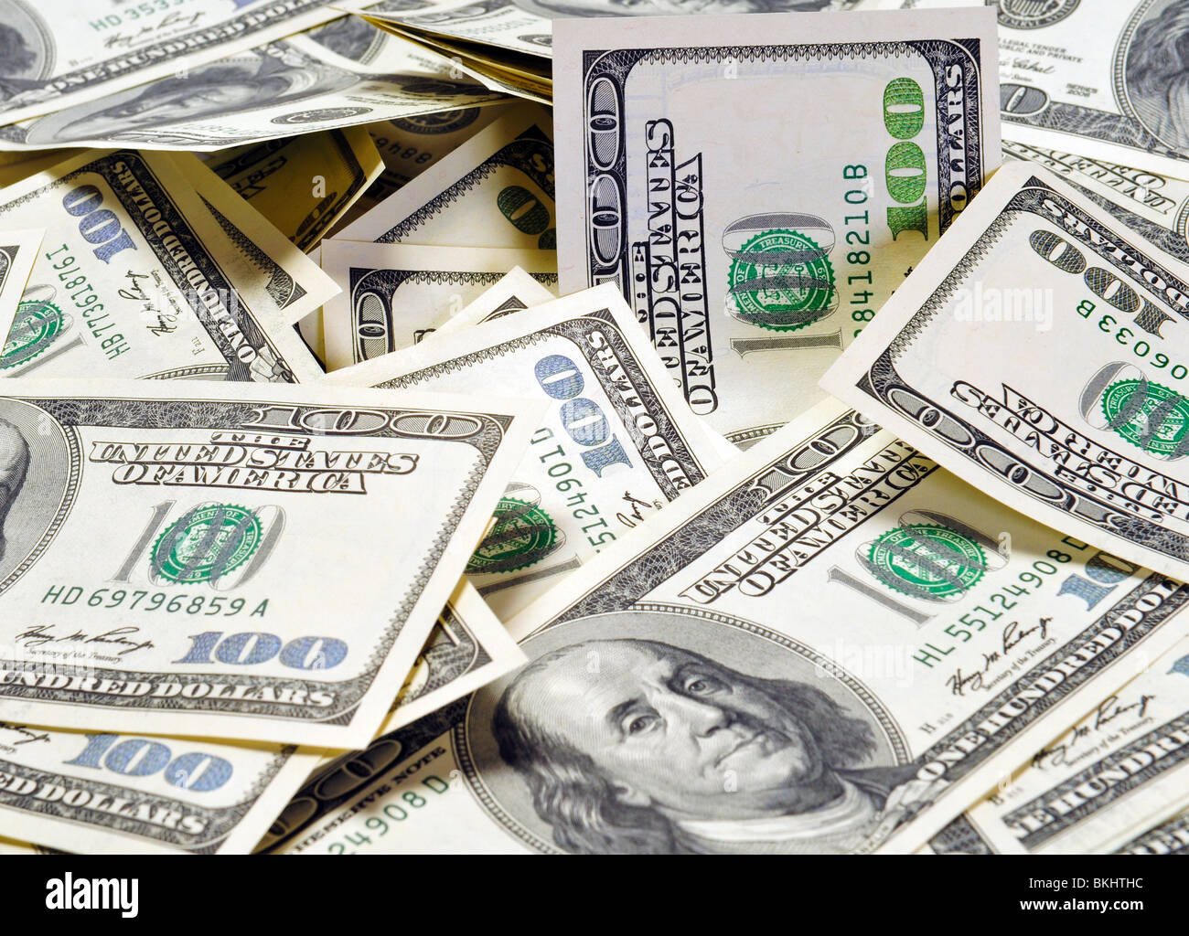 Dollars américains, à l'abstract business background Banque D'Images