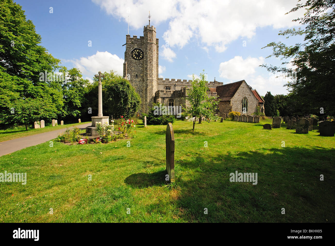 Eglise St Mary Chilham Canterbury Kent UK Banque D'Images