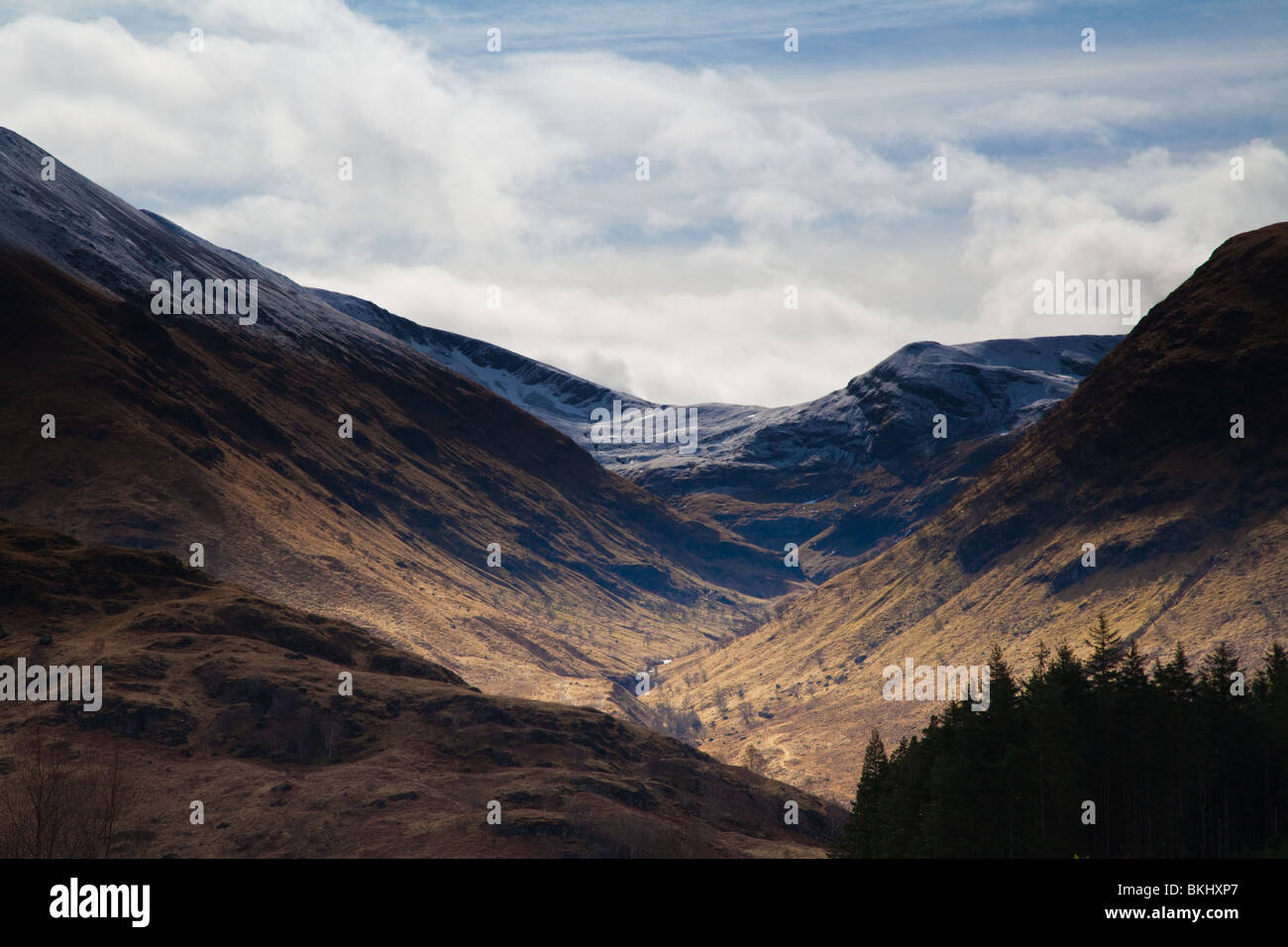 Glen Nevis en Ecosse Banque D'Images