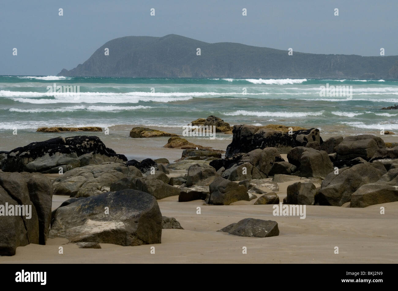 Cloudy Bay, Bruny Island, Tasmanie, Australie Banque D'Images