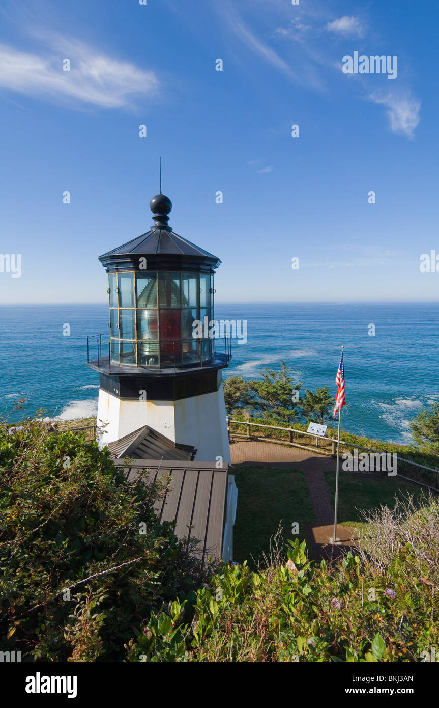 Oregon, États-Unis d'Amérique ; Cape Meares Lighthouse Banque D'Images