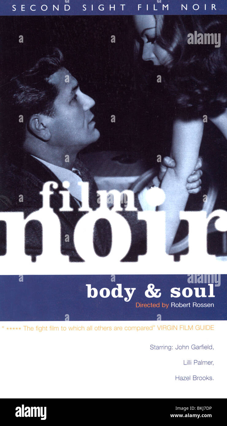 Le corps et l'âme (1947) ROBERT ROSSEN (DIR) ABD 001 VS Banque D'Images