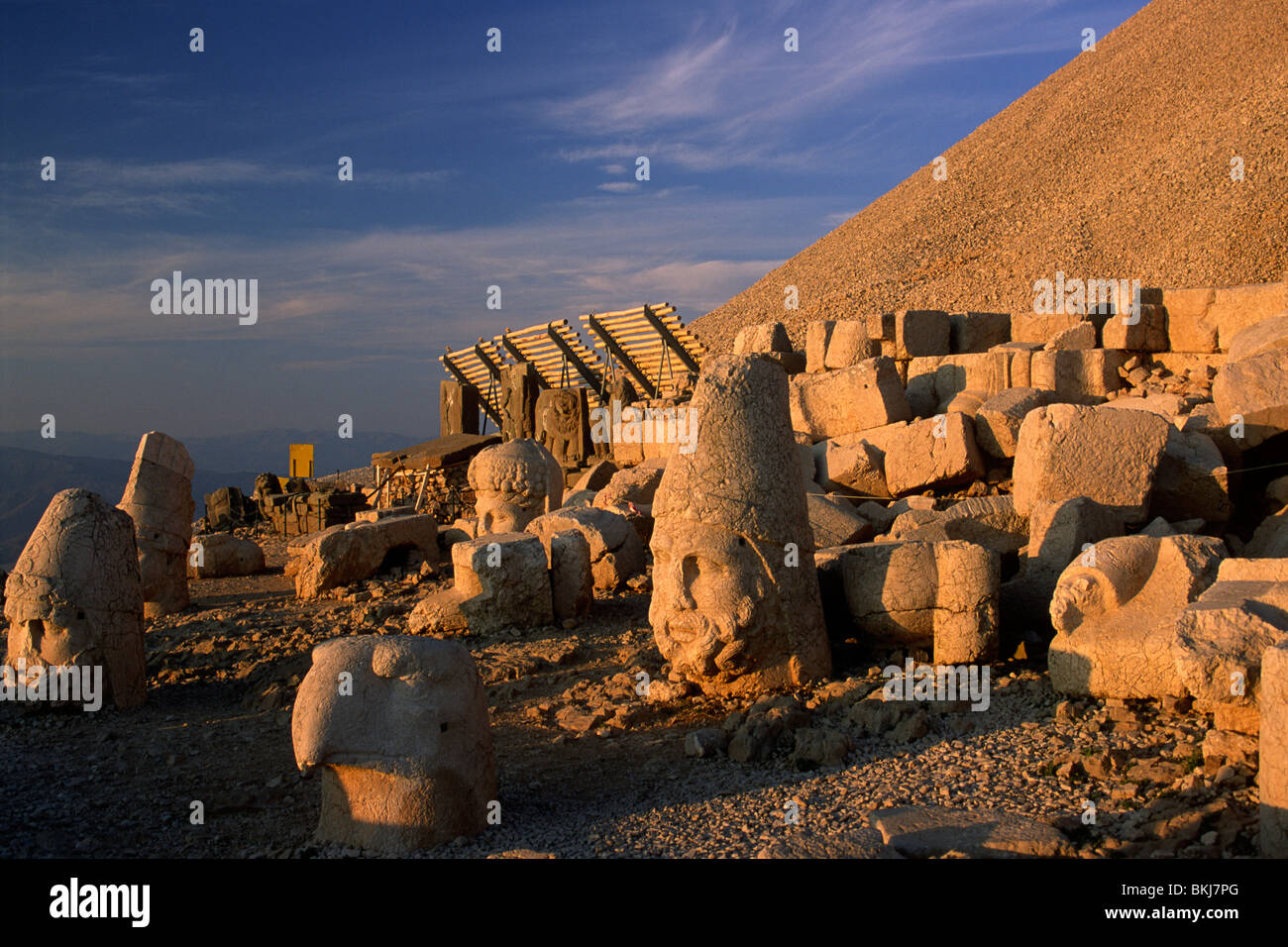 Turquie, Anatolie du Sud-est, Mont Nemrut Banque D'Images