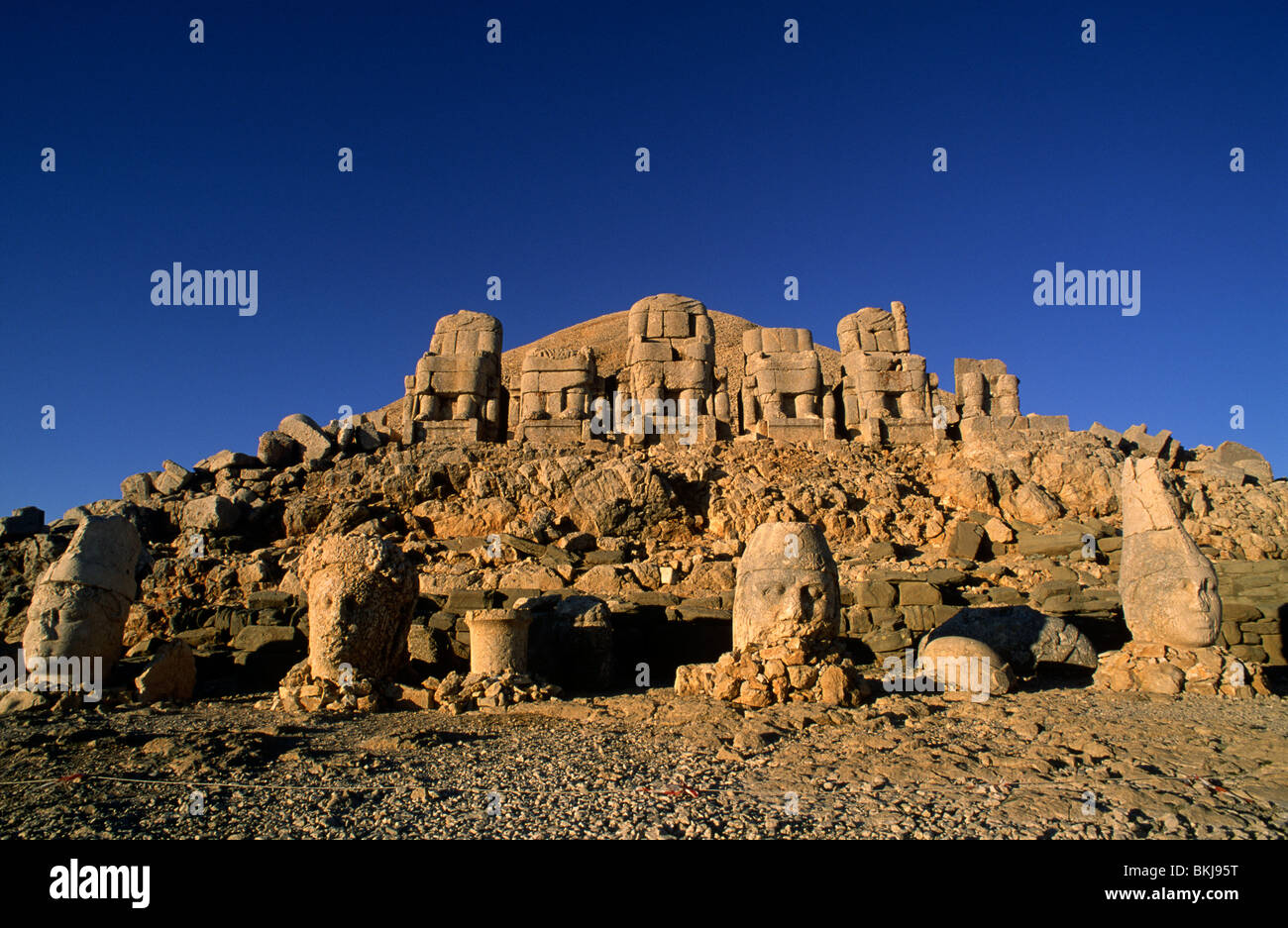 Turquie, Anatolie du Sud-est, Mont Nemrut Banque D'Images