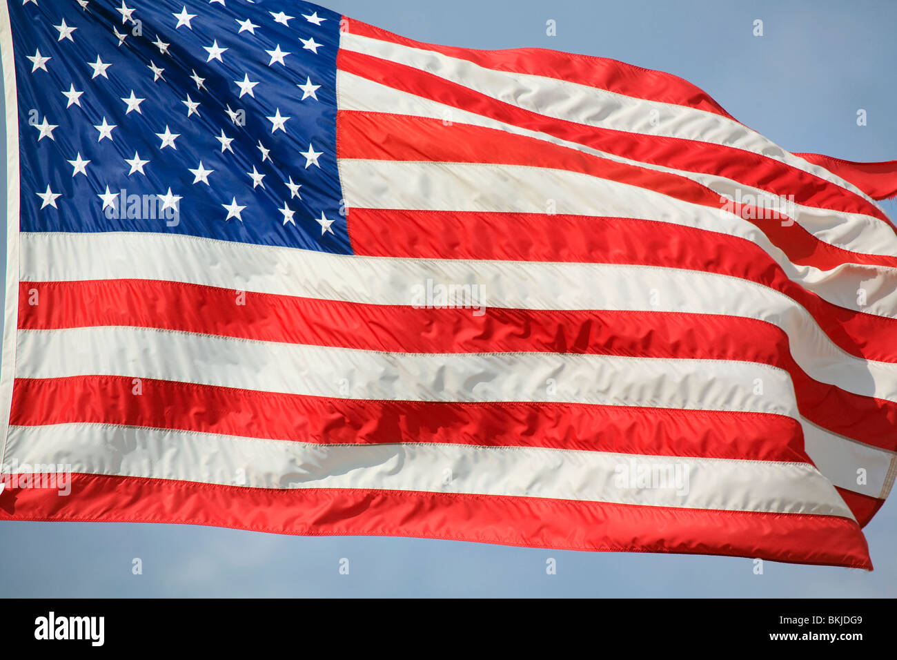Le drapeau des États-Unis d'Amérique Banque D'Images