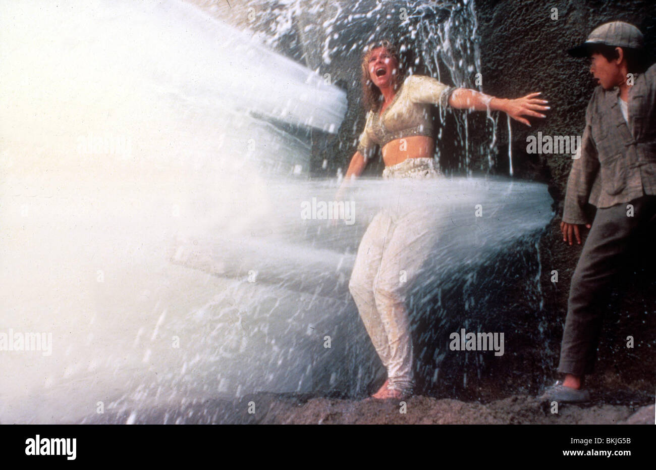 INDIANA JONES ET LE TEMPLE MAUDIT (1984) Kate Capshaw, KE HUY QUAN INT 007 Banque D'Images