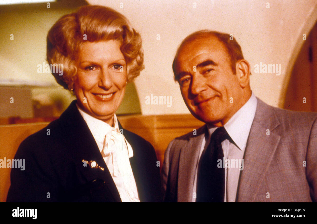 LOU GRANT (TV) ED ASNER Banque D'Images