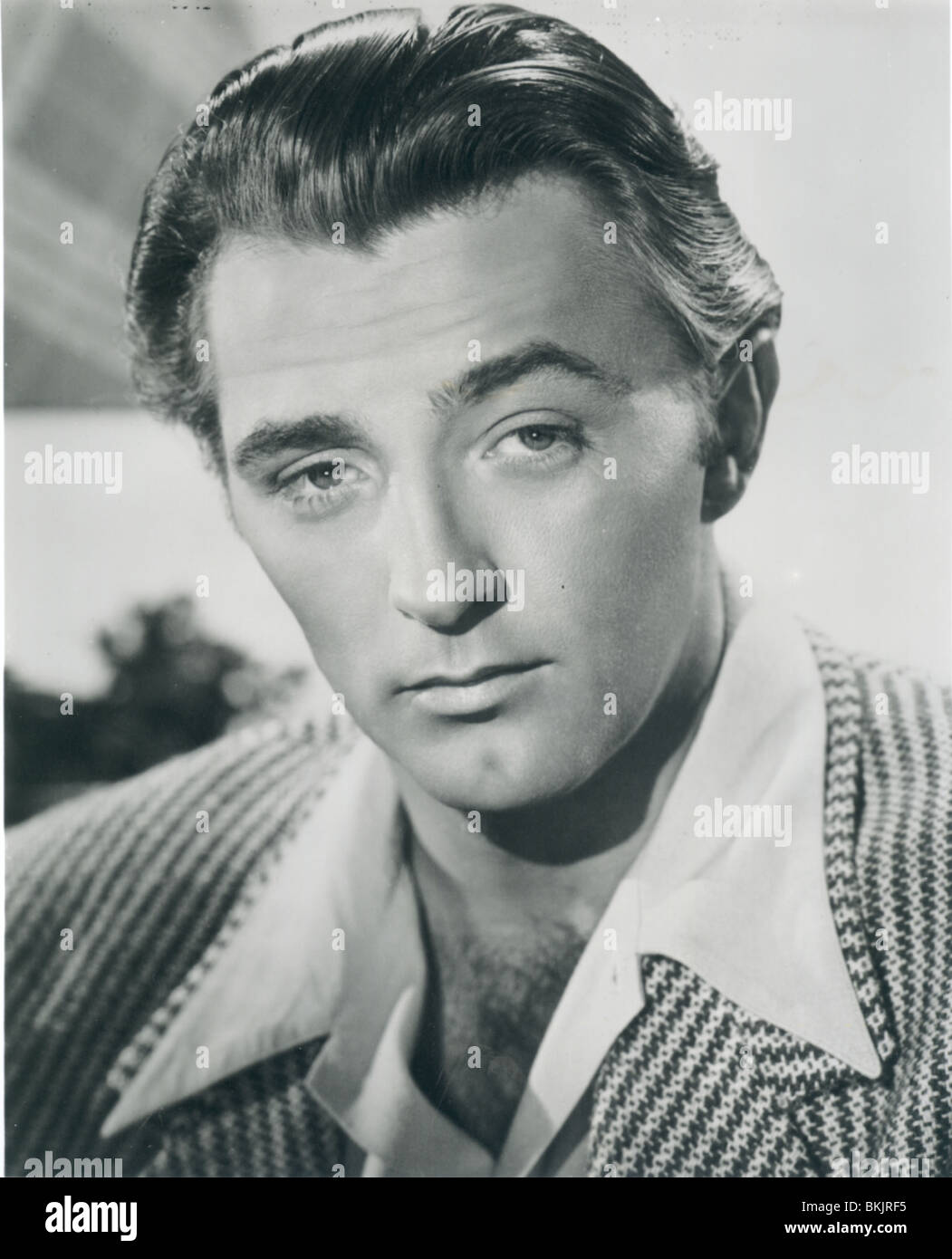 PORTRAIT Robert Mitchum Banque D'Images
