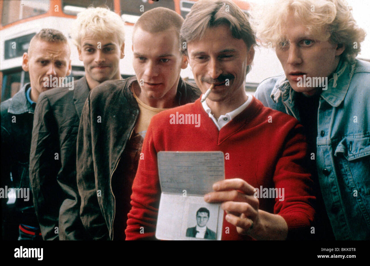 TRAINSPOTTING (1996), Ewen Bremner, Jonny Lee Miller, EWAN MCGREGOR, Robert CARLYLE, KEVIN MCKIDD TASP 072 Banque D'Images