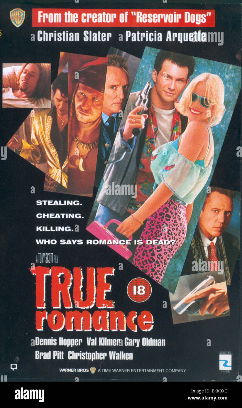 TRUE ROMANCE -1993 POSTER Banque D'Images