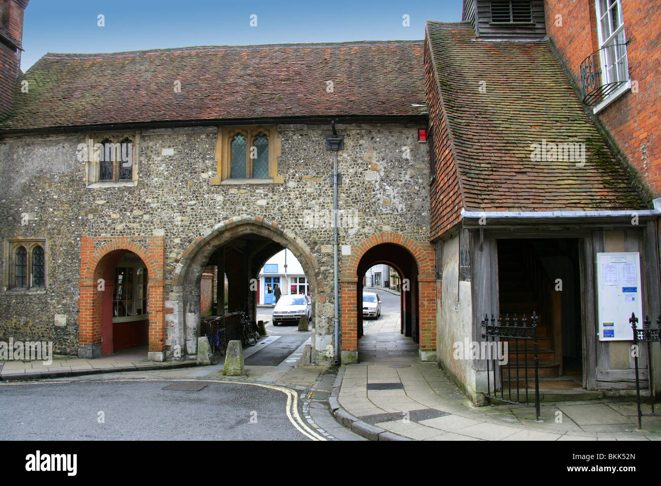 Kingsgate, Winchester, Hampshire, Royaume-Uni. L'église de Saint Swithun à Kingsgate. Banque D'Images