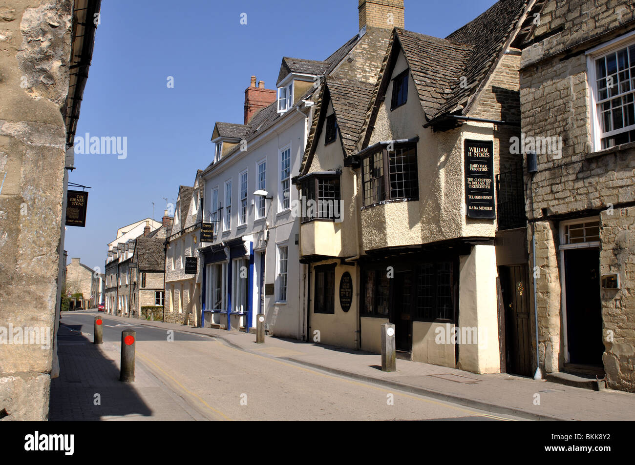 Rue Dollar, Cirencester, Gloucestershire, England, UK Banque D'Images