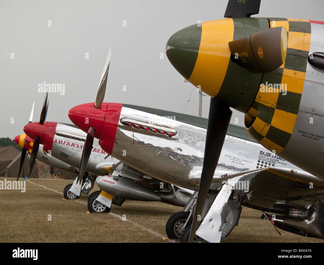 P51 Mustang à 2009 EAA Air Venture Oshkosh Wisconsin USA Banque D'Images