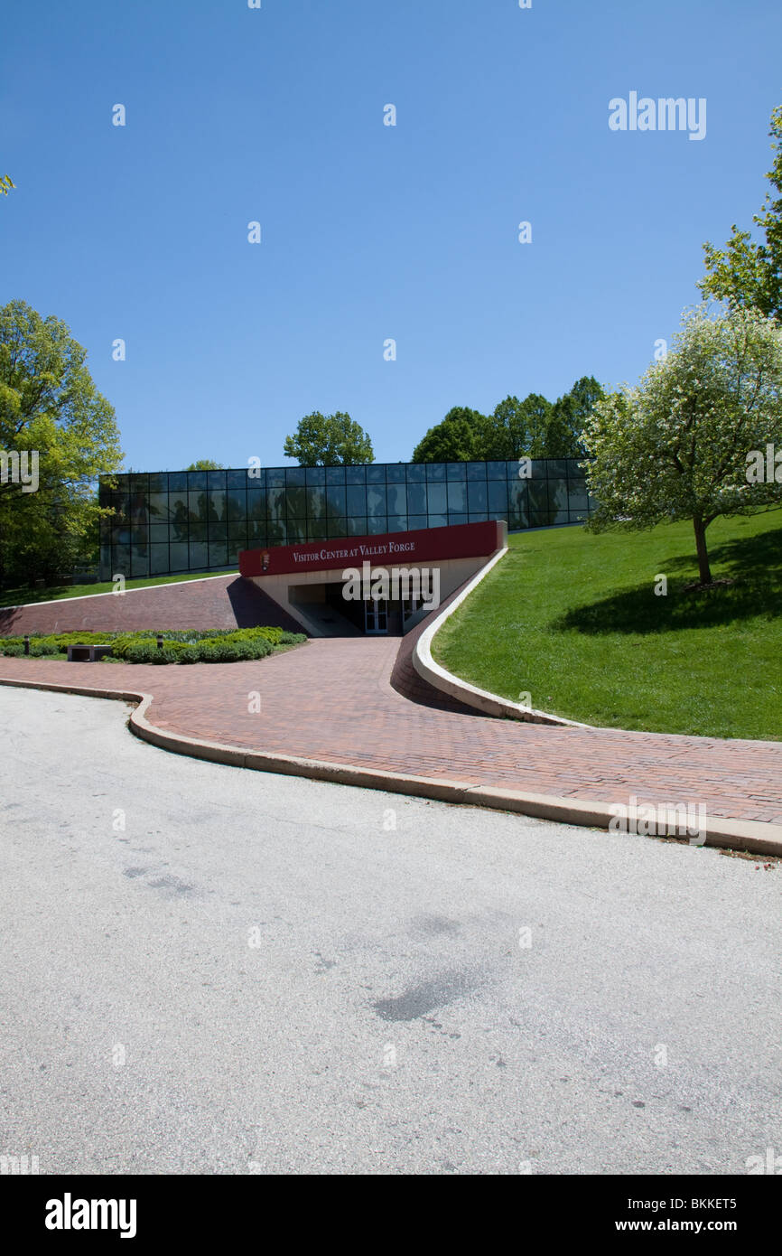 Du centre des visiteurs à Valley Forge en Pennsylvanie Banque D'Images