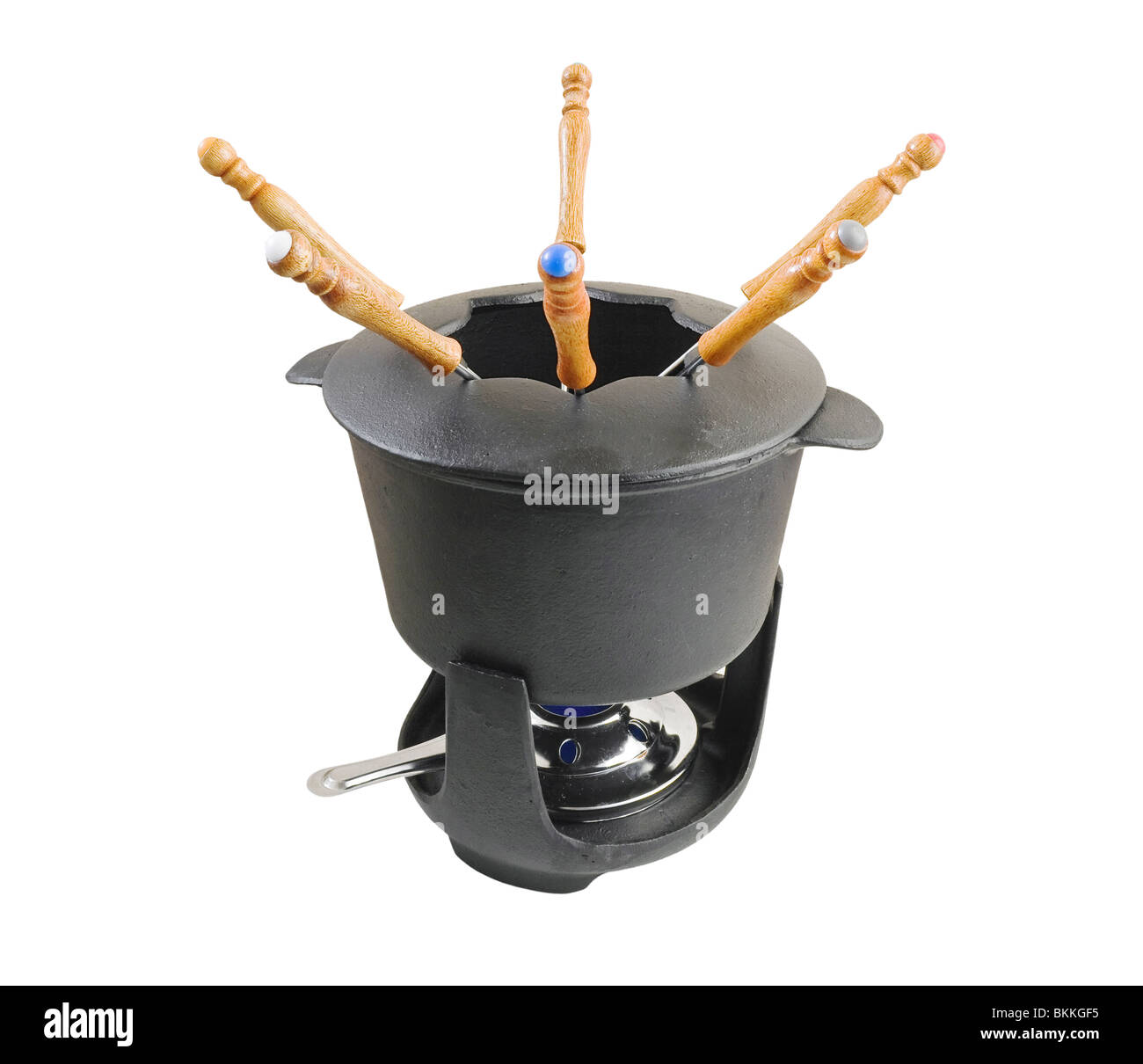 Caquelon à Fondue Bourguignonne Staub En Fonte - Noir - Fabriqué En France - Occasion