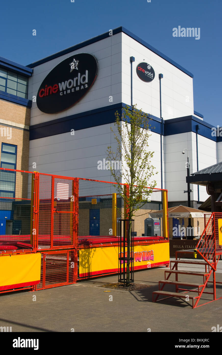 De l'extérieur d'un cinéma Cineworld Banque D'Images