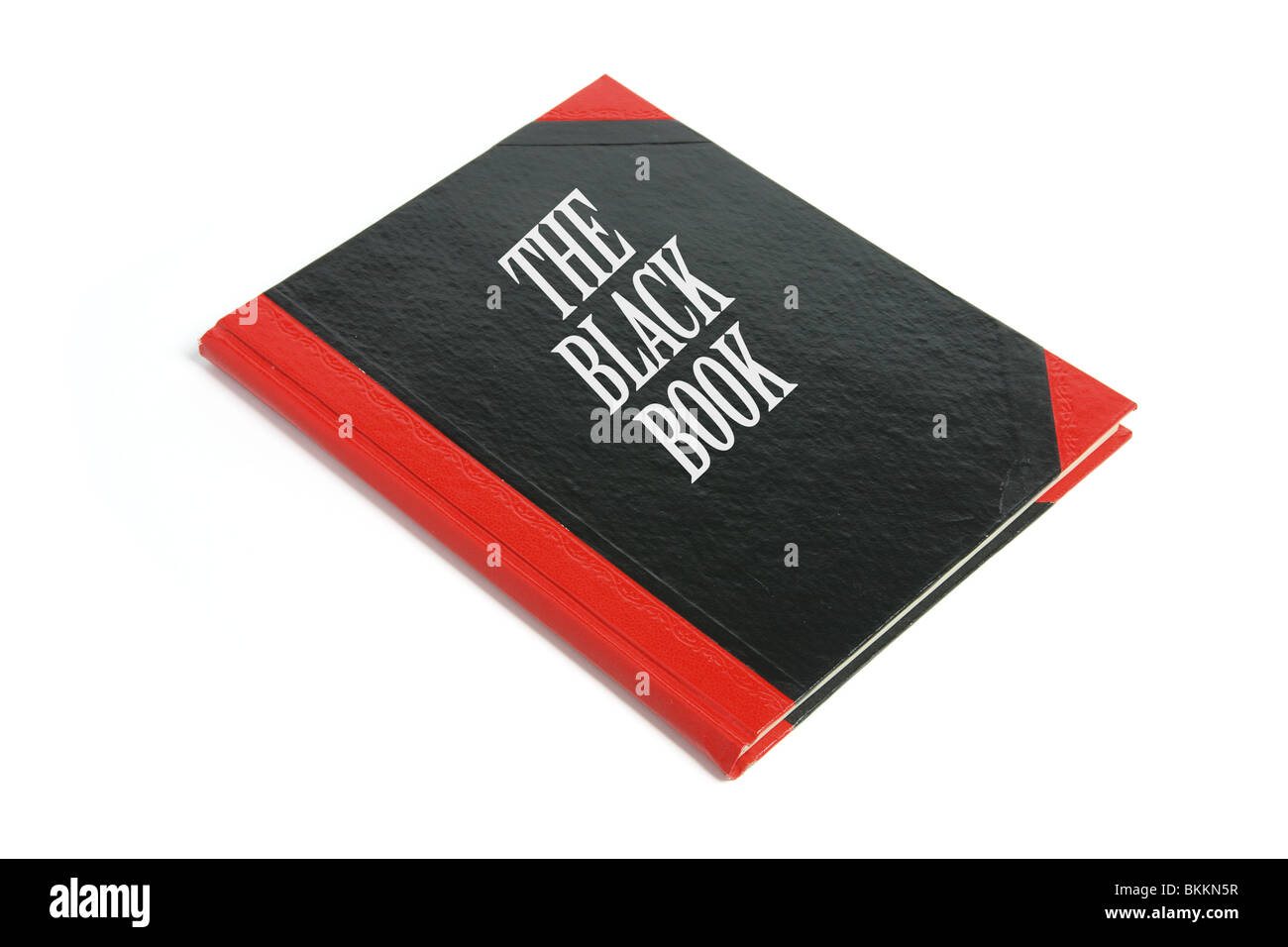 Livre noir Banque D'Images