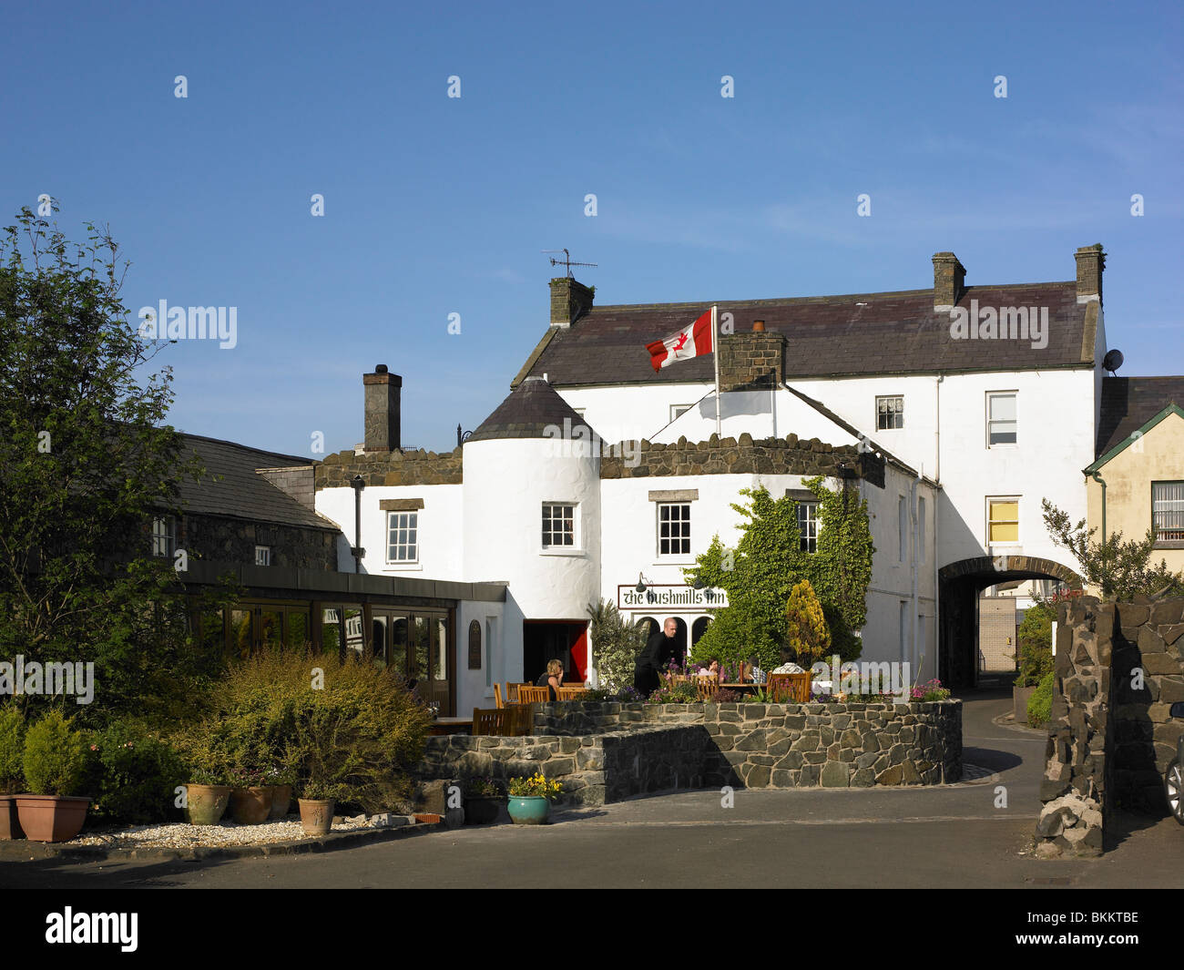 Le Bushmills Inn à Bushmills, Co Antrim. Banque D'Images